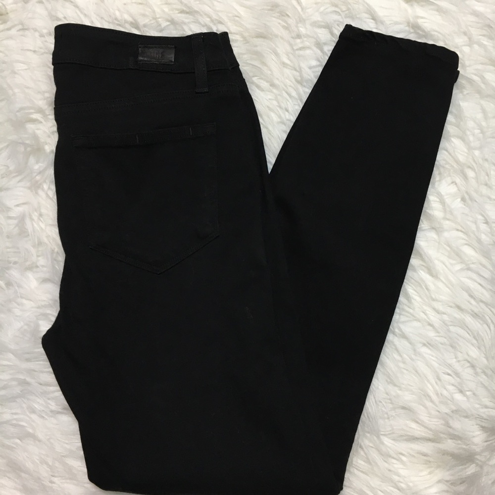 Paige black skinny jeans size 28